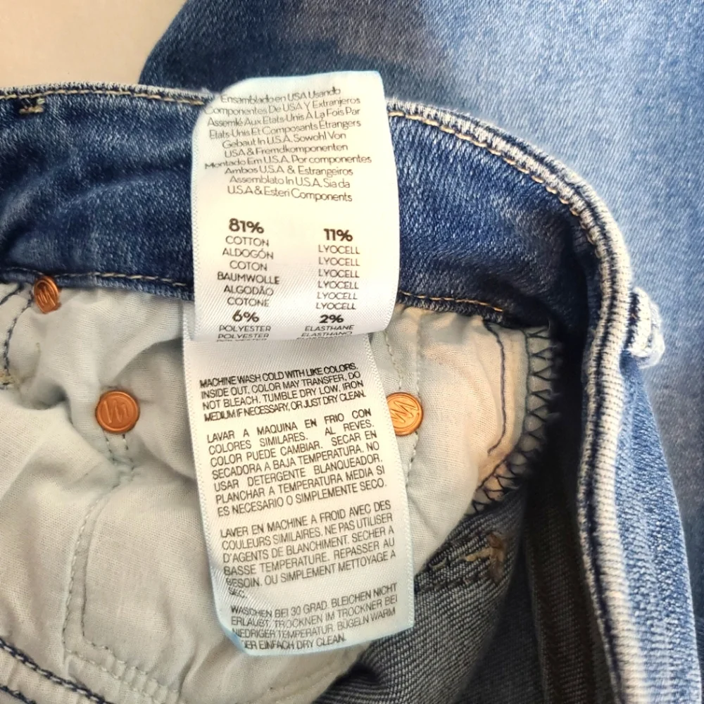 Mother Jeans The Looker Ankle Fray In Satisfaction Guaranteed Size 27 - Picture 9 of 13